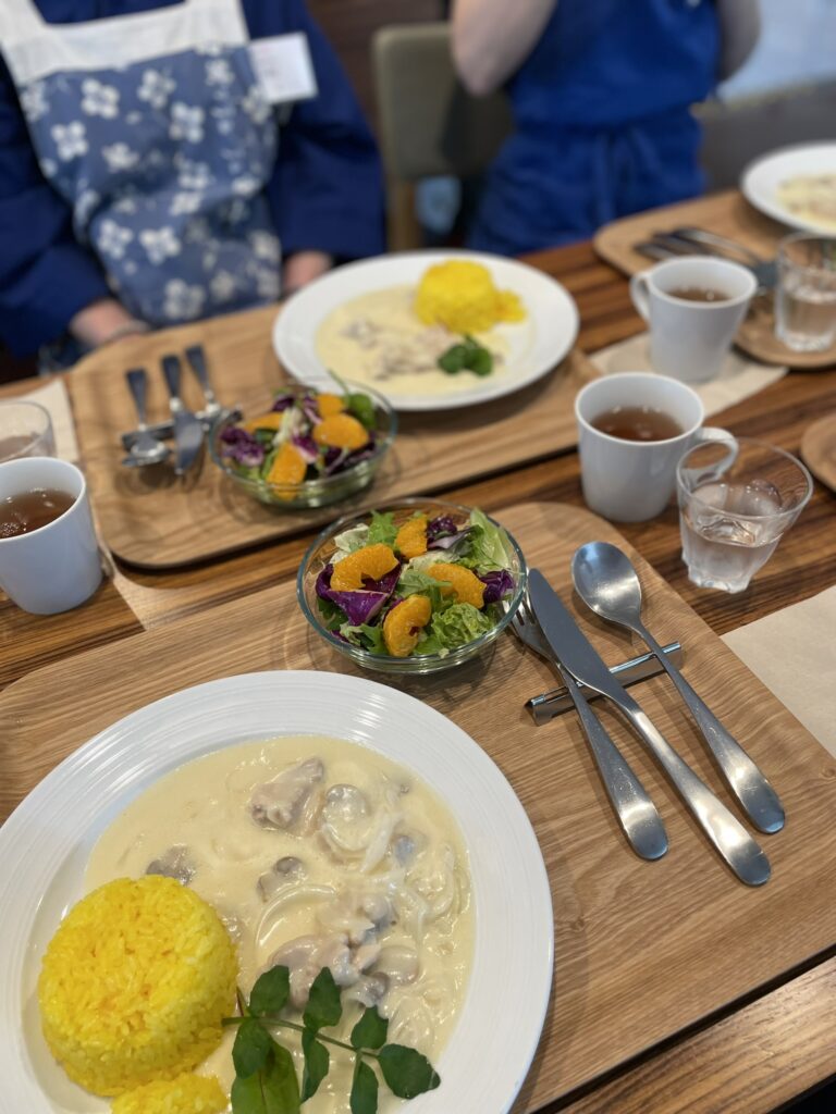 作った料理をみんなで堪能